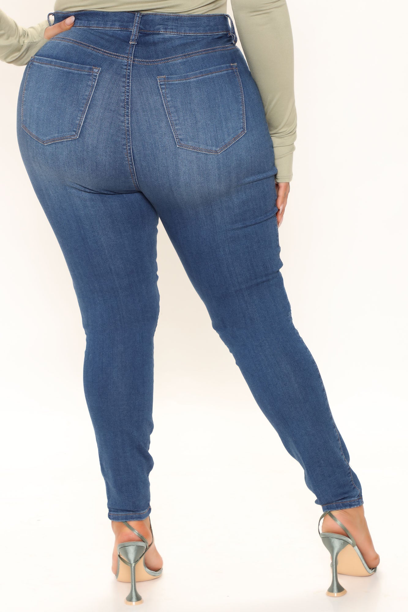 Tall Emma Super Stretch High Rise Skinny Jean - Medium Wash