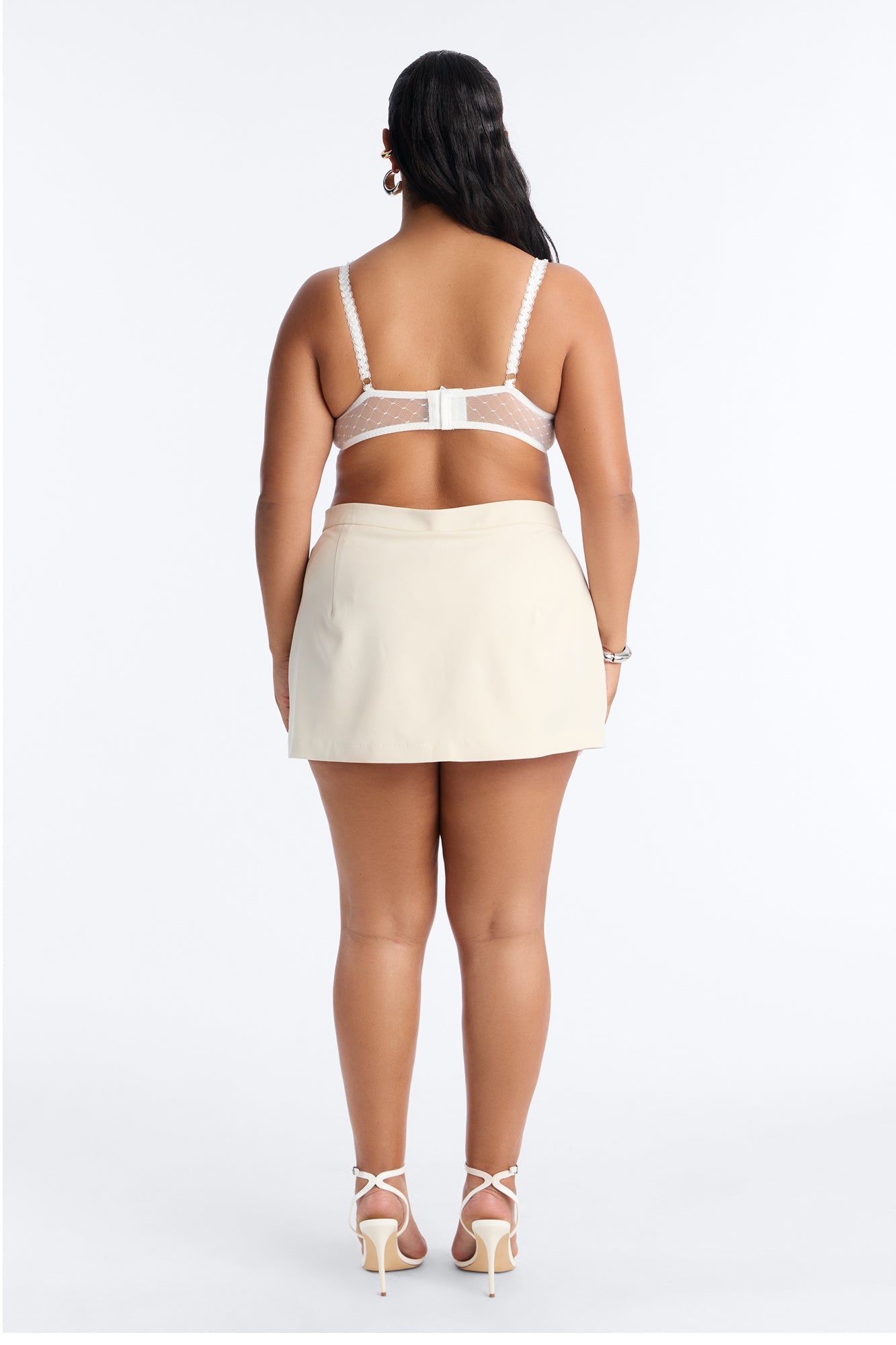 Eternal Muse Micro Mini Skort - Off White