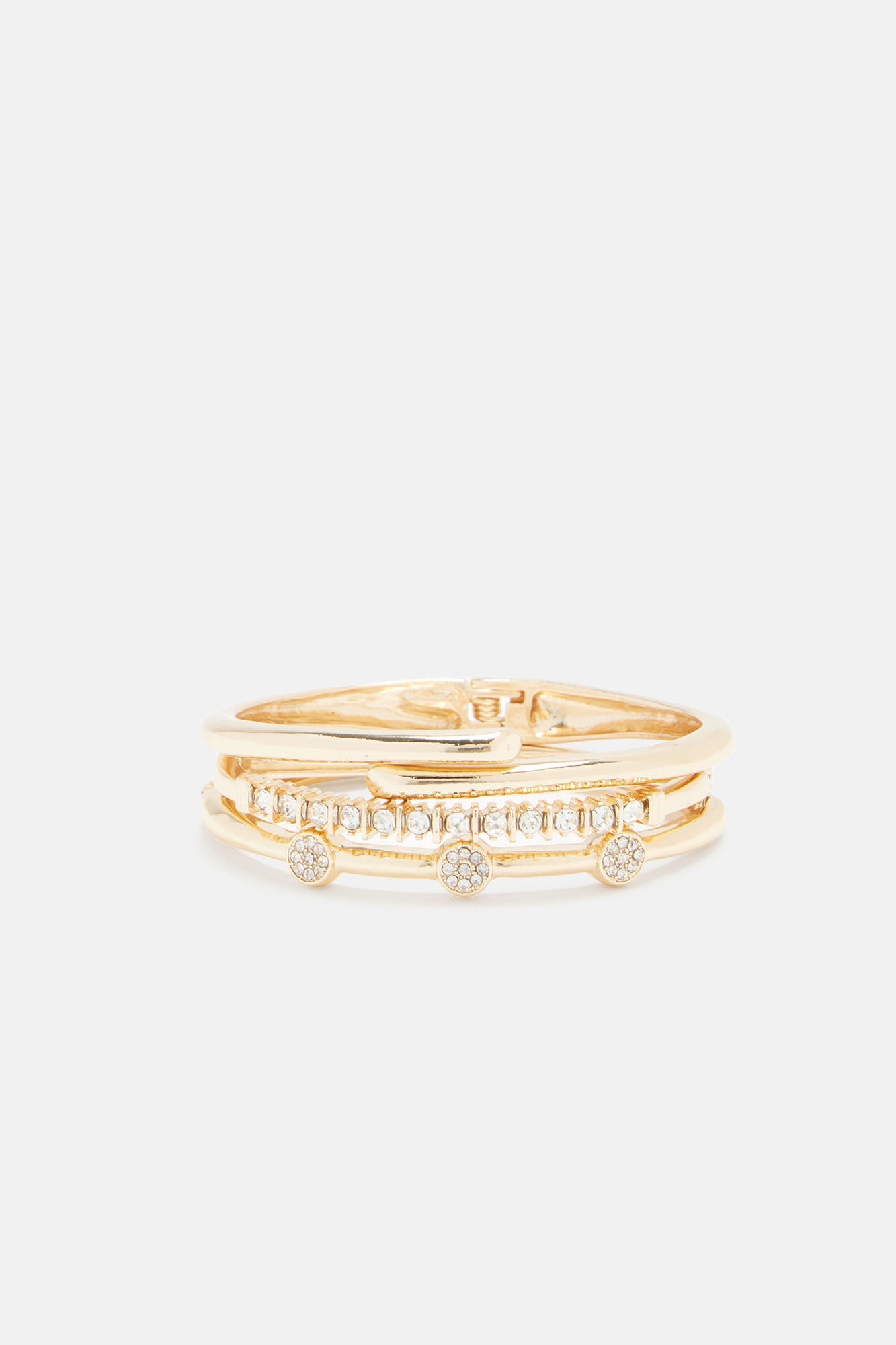 Sunny Days Only 3 Piece Bracelet Set - Gold