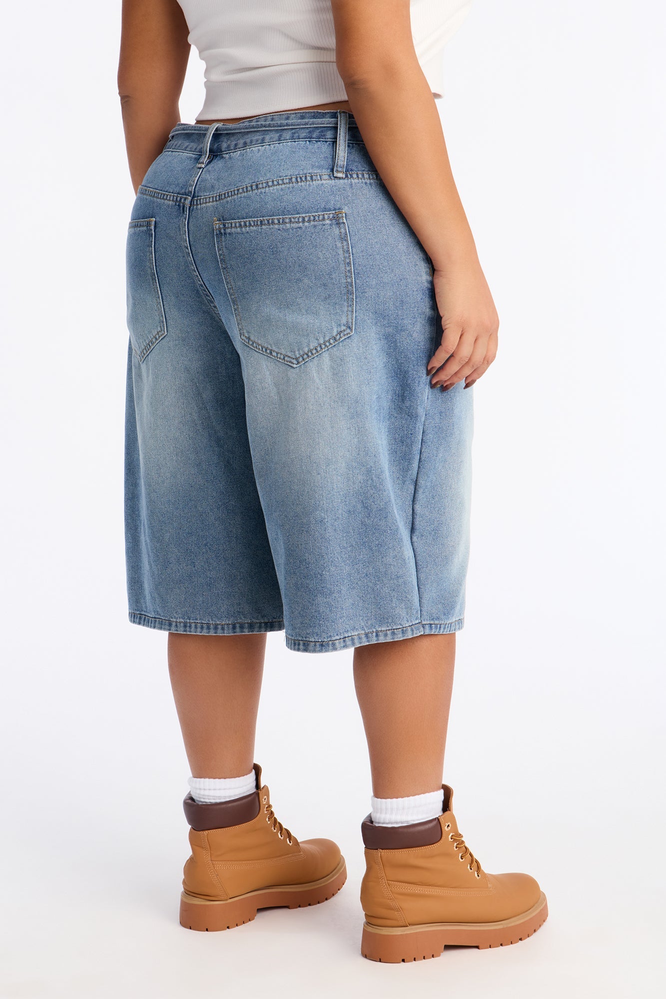 Ludlow Drawstring Denim Jorts - Vintage Wash