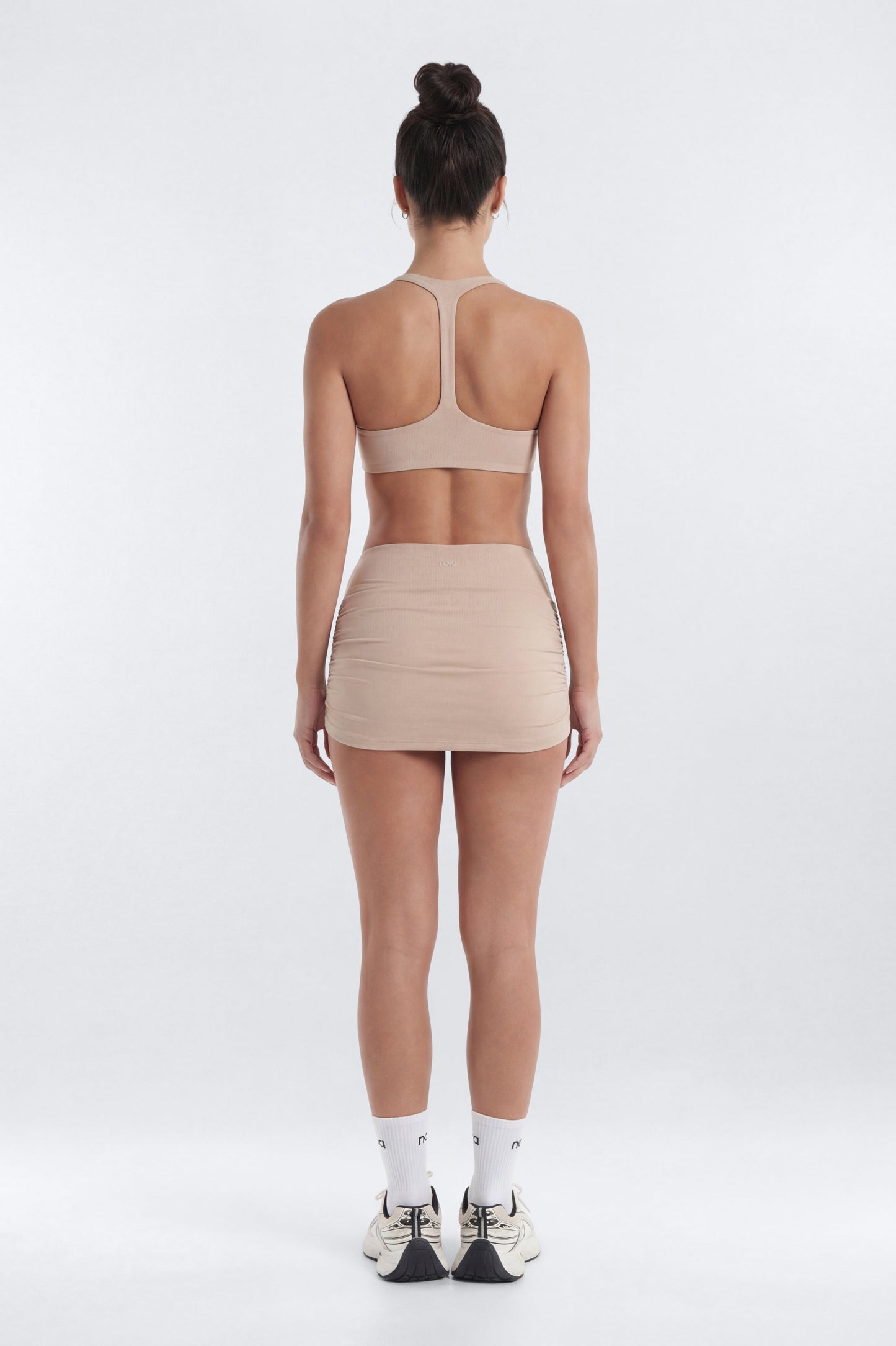 ButterSoft™ Side Ruched Skort - Stone