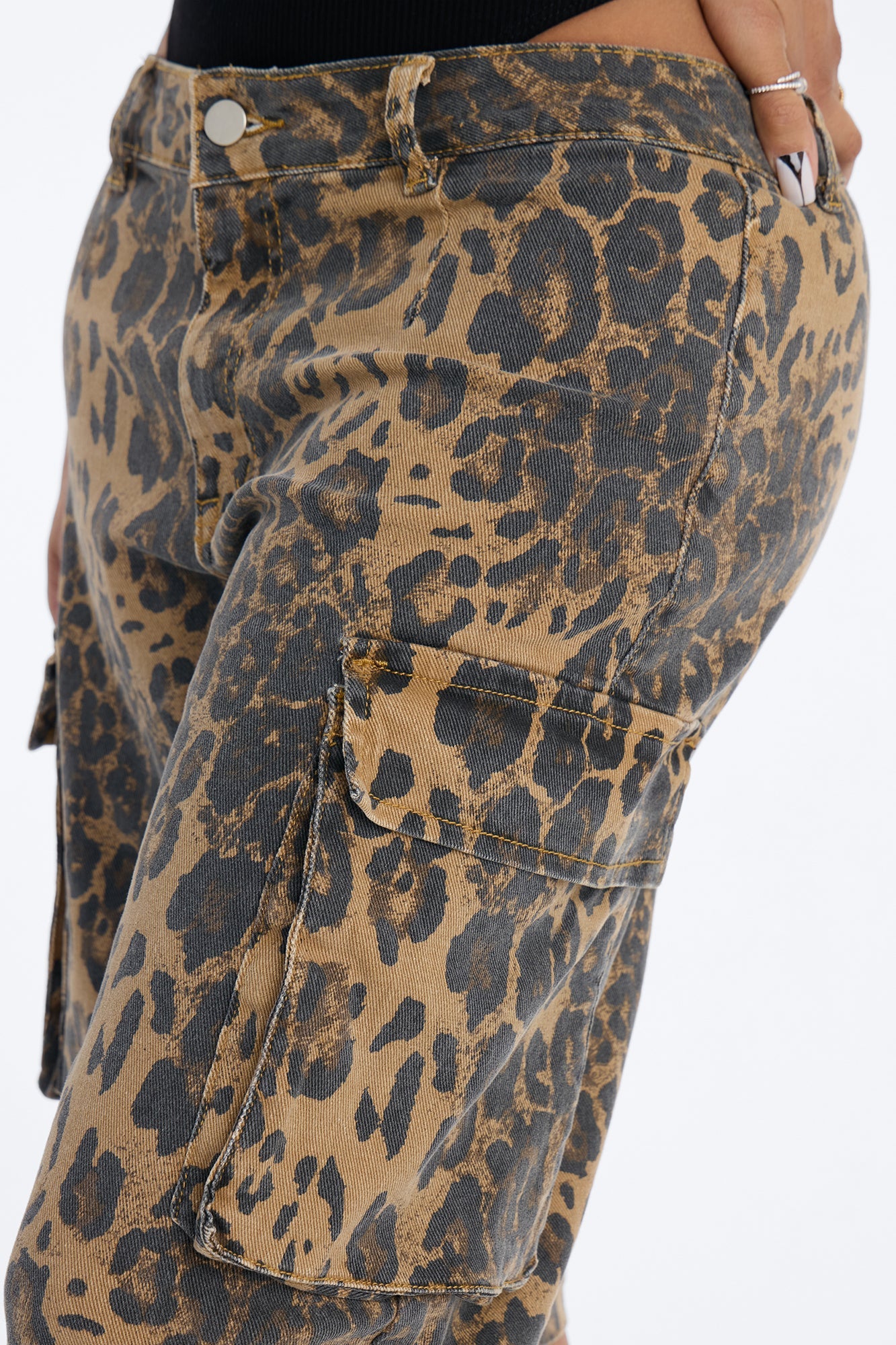 Sneak Attack Leopard Cargo Bermuda Short - Leopard