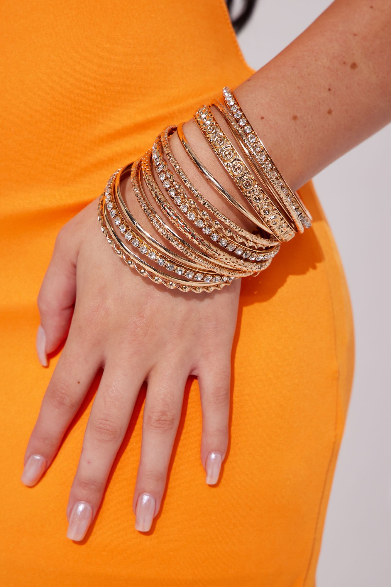 Summer Baby 14 Piece Bangle Set - Gold