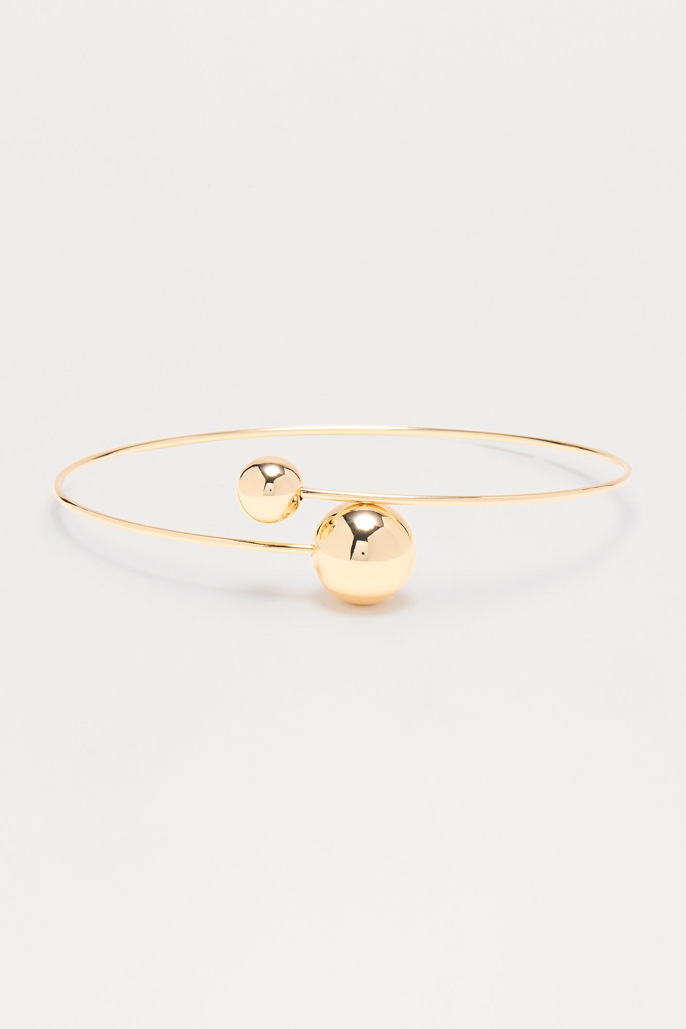 Twist Me Around Choker - Gold