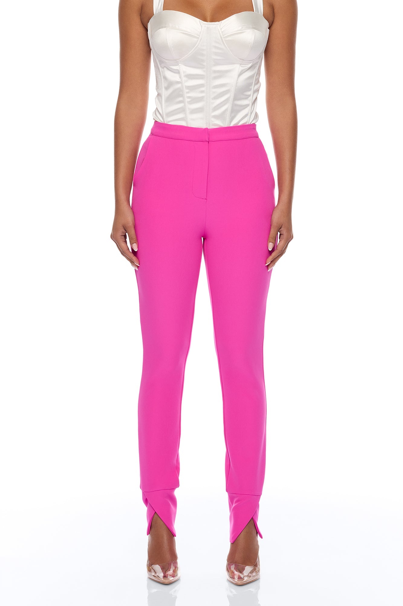 Athena High Rise Pant - Pink