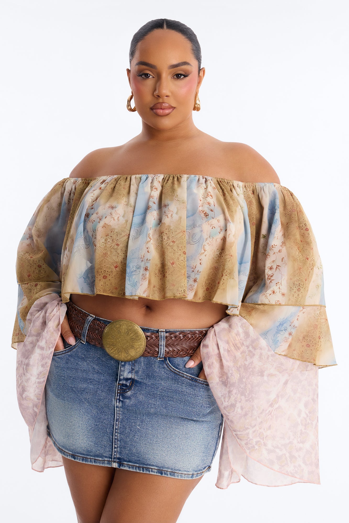 Bohemian Goddess Belt - Brown