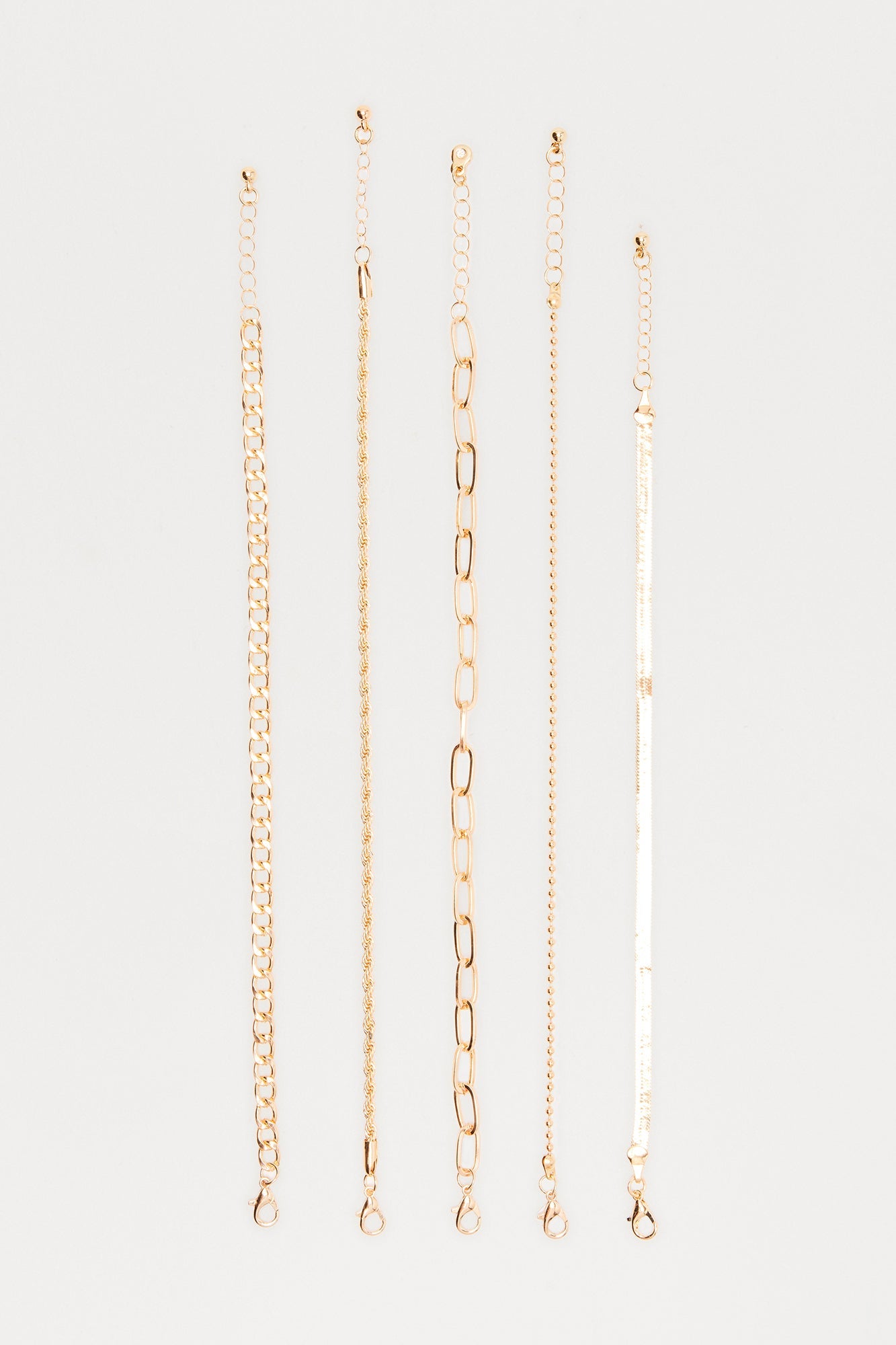 Fierce Links Anklet - Gold