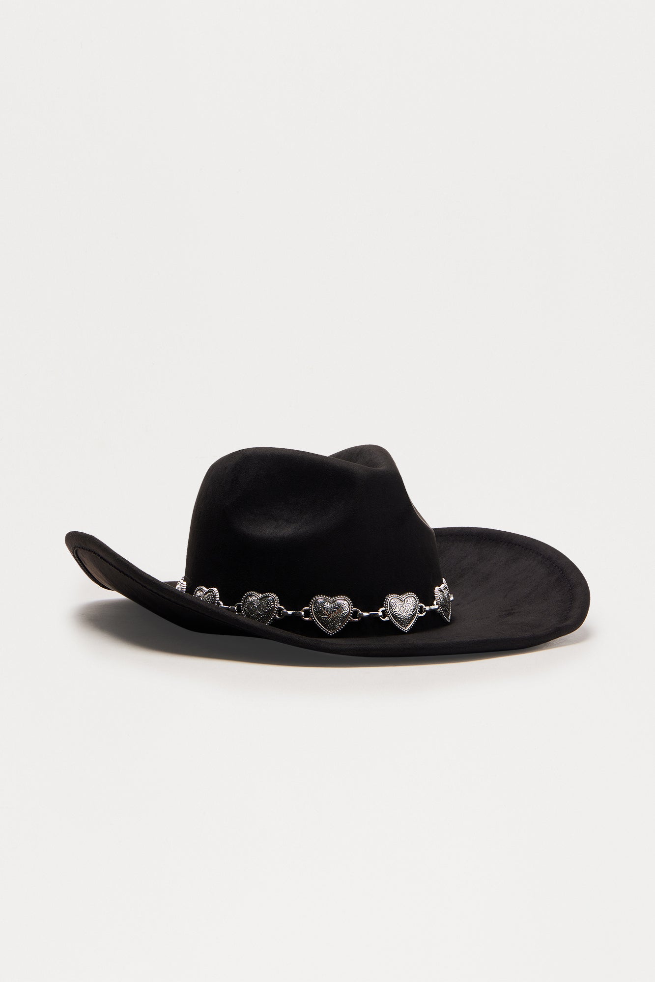 My Heart Is Set On You Cowboy Hat - Black
