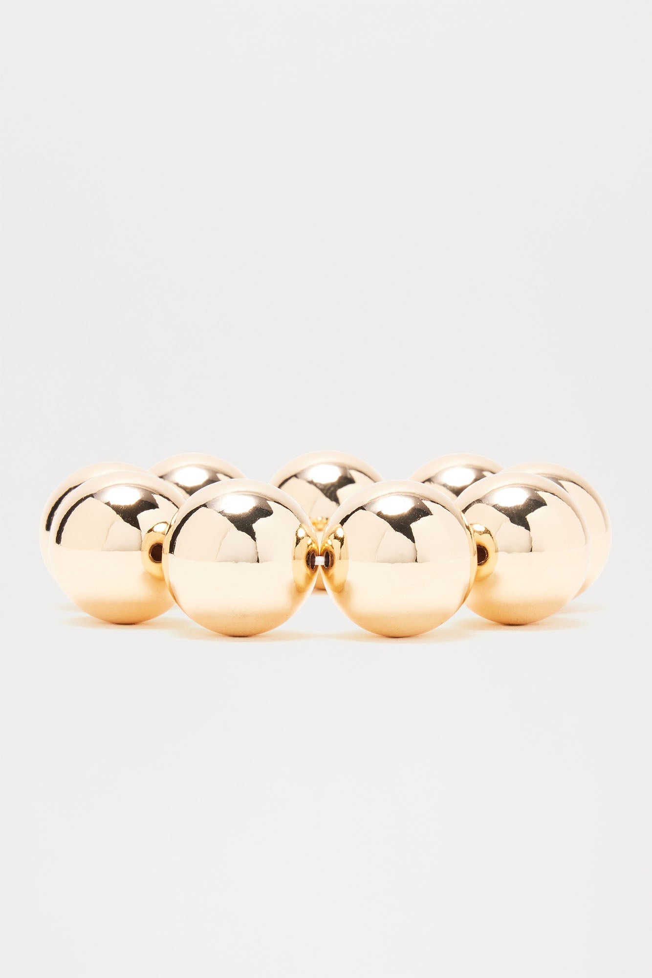 Kali Beaded Statement Bracelet - Gold