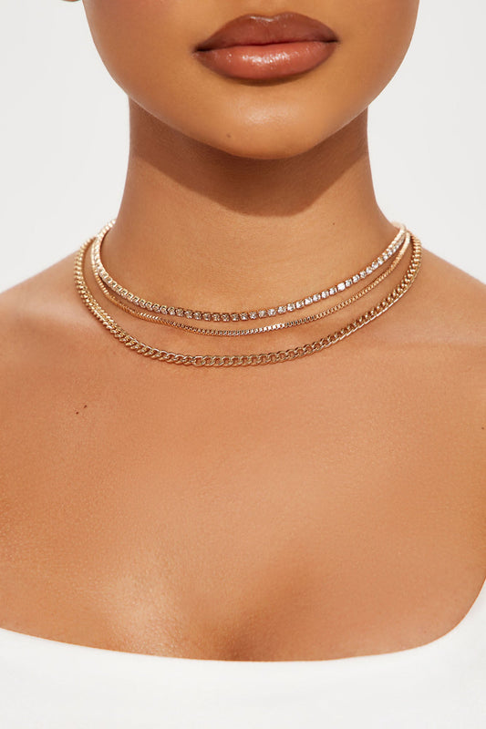 Gold On Me Necklace - Gold