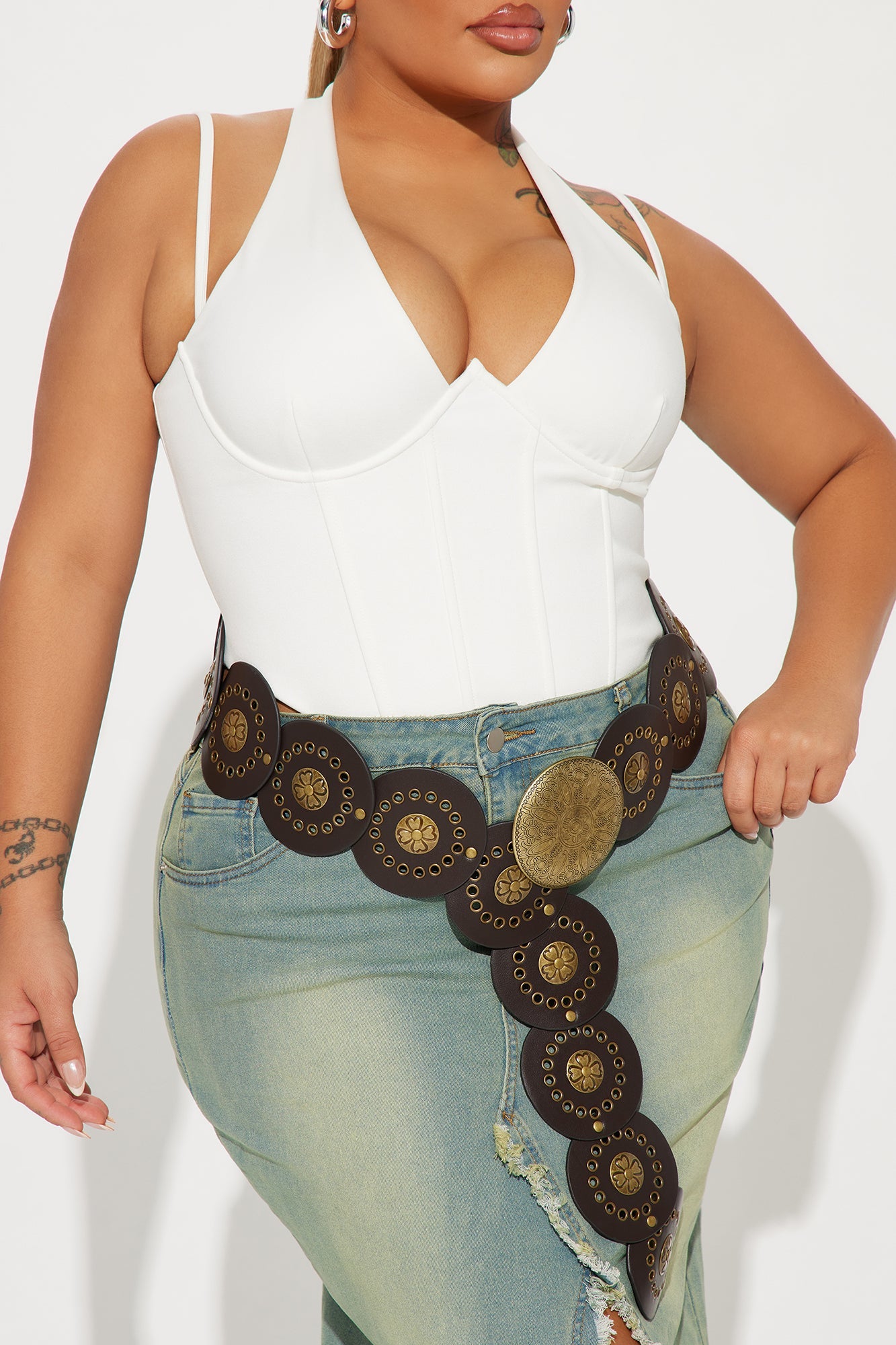 Bring It Back Boho Belt - Brown