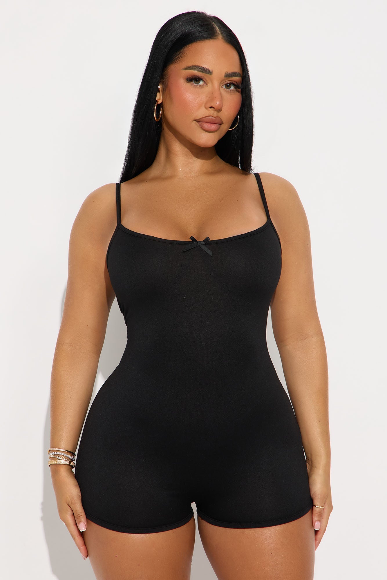 Here To Stay 2 Piece Romper - Black