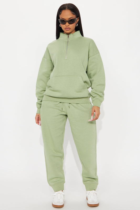 Stole My Ex Boyfriend's Oversized Jogger - Sage