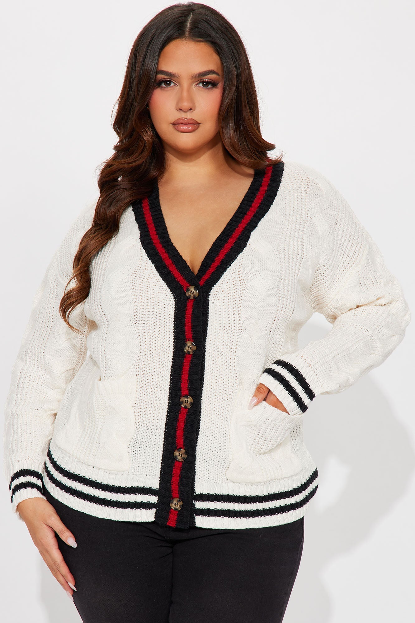 School's Out Boyfriend Cardigan - Ivory