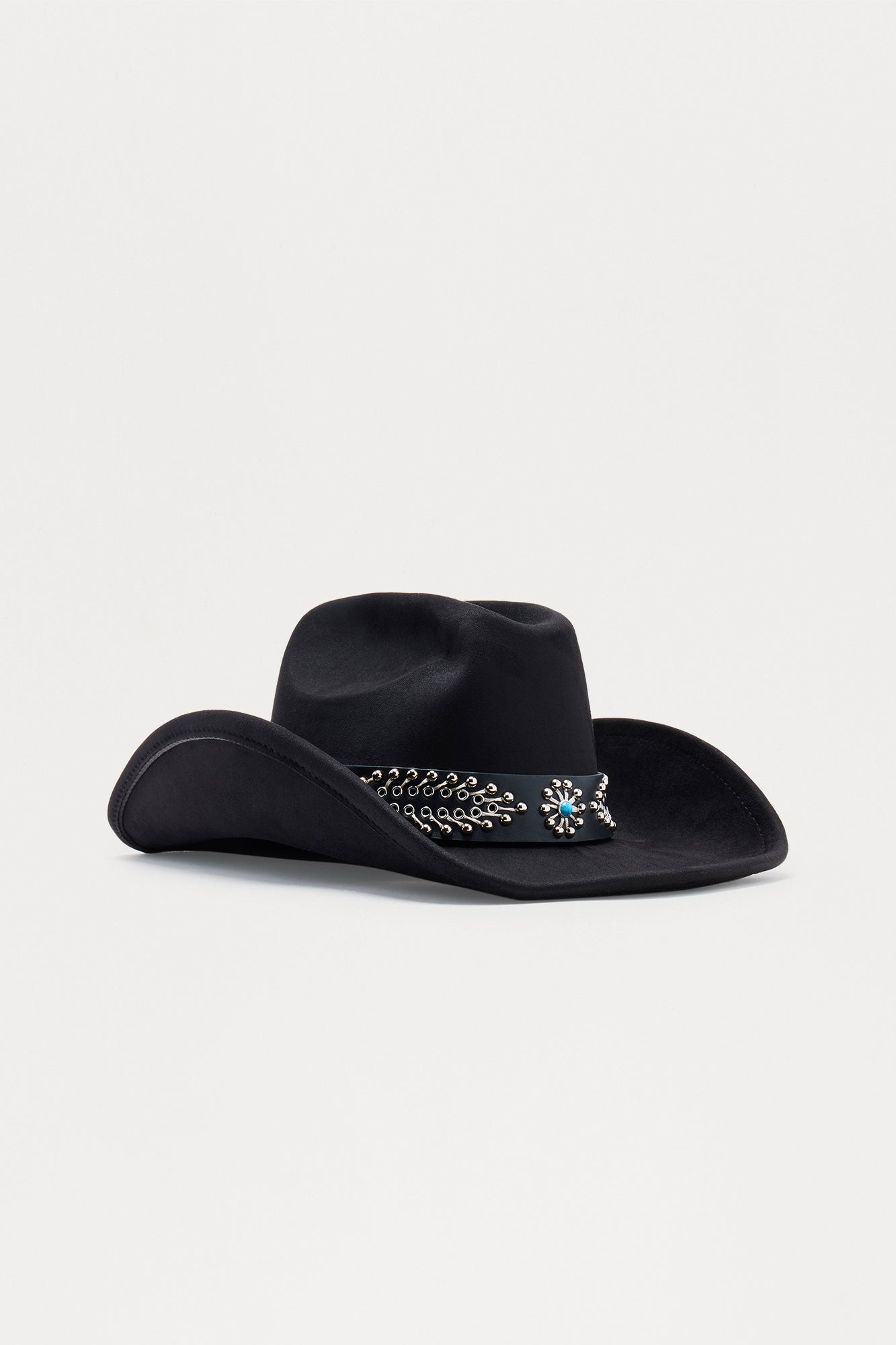 Earthy And Dreamy Cowboy Hat - Black
