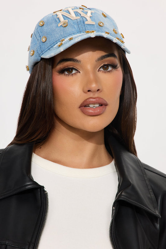 Spotlight On Me NY II Baseball Hat - Light Wash