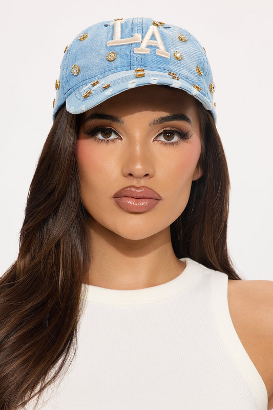 Spotlight On Me LA II Baseball Hat - Light Wash