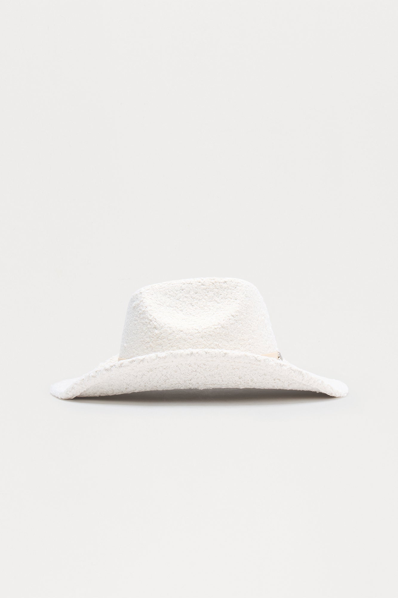 Cozy Cabin Cowboy Hat - White