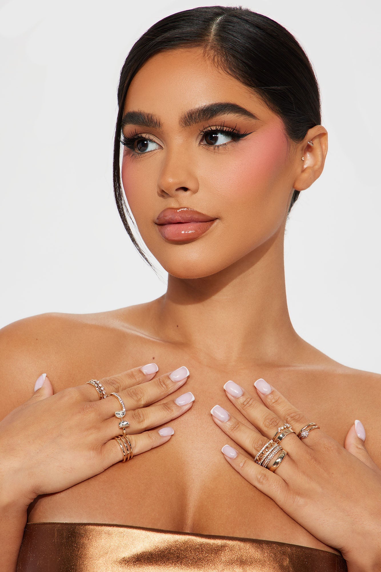 Take Me Dancing 12 Piece Ring Set - Gold