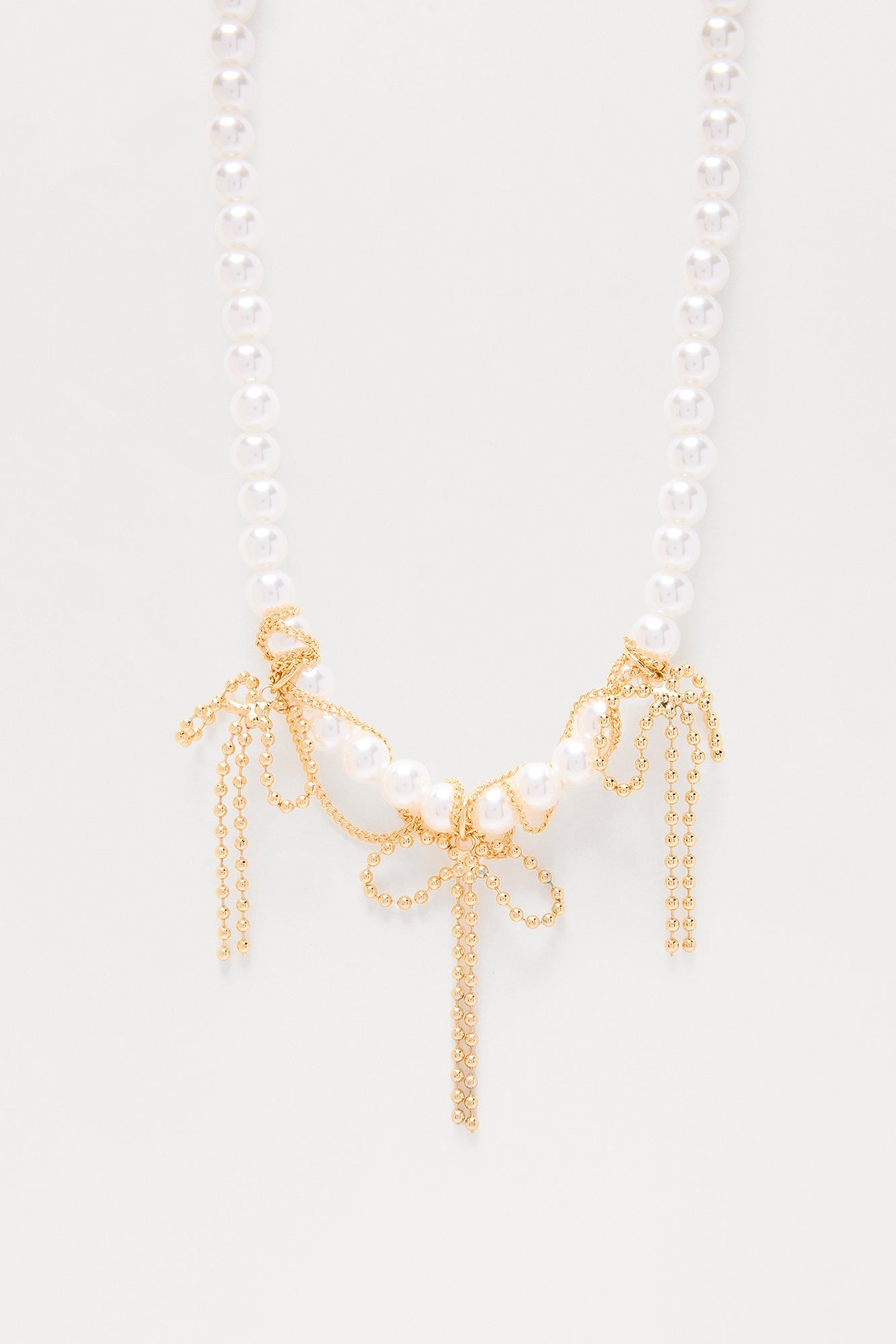 A Little Something Single Chain Necklace - Gold/combo