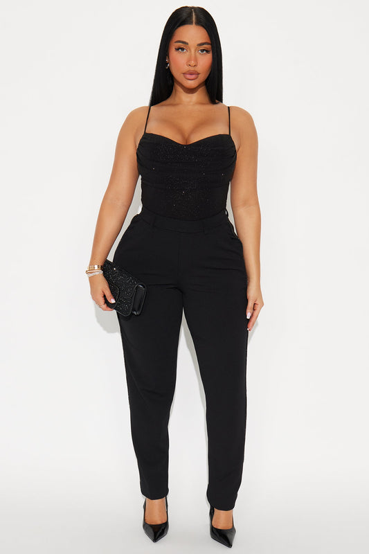 Esme Skinny Trouser Pants 29″ - Black