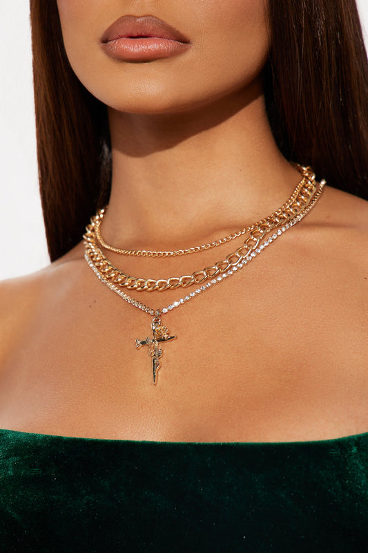 Faithful Roots Necklace - Gold