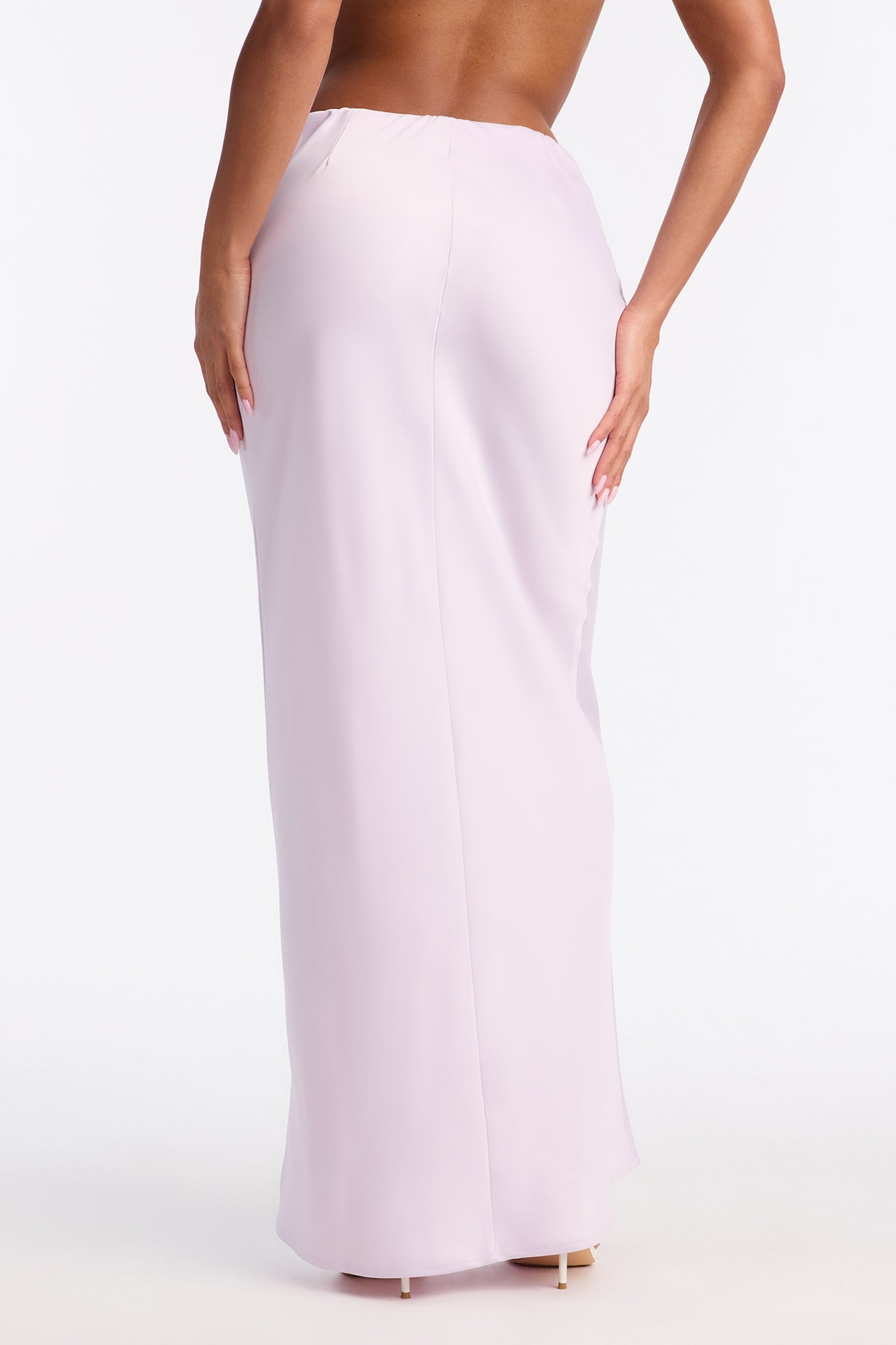 Brunch to GNO Satin Maxi Skirt - Lilac