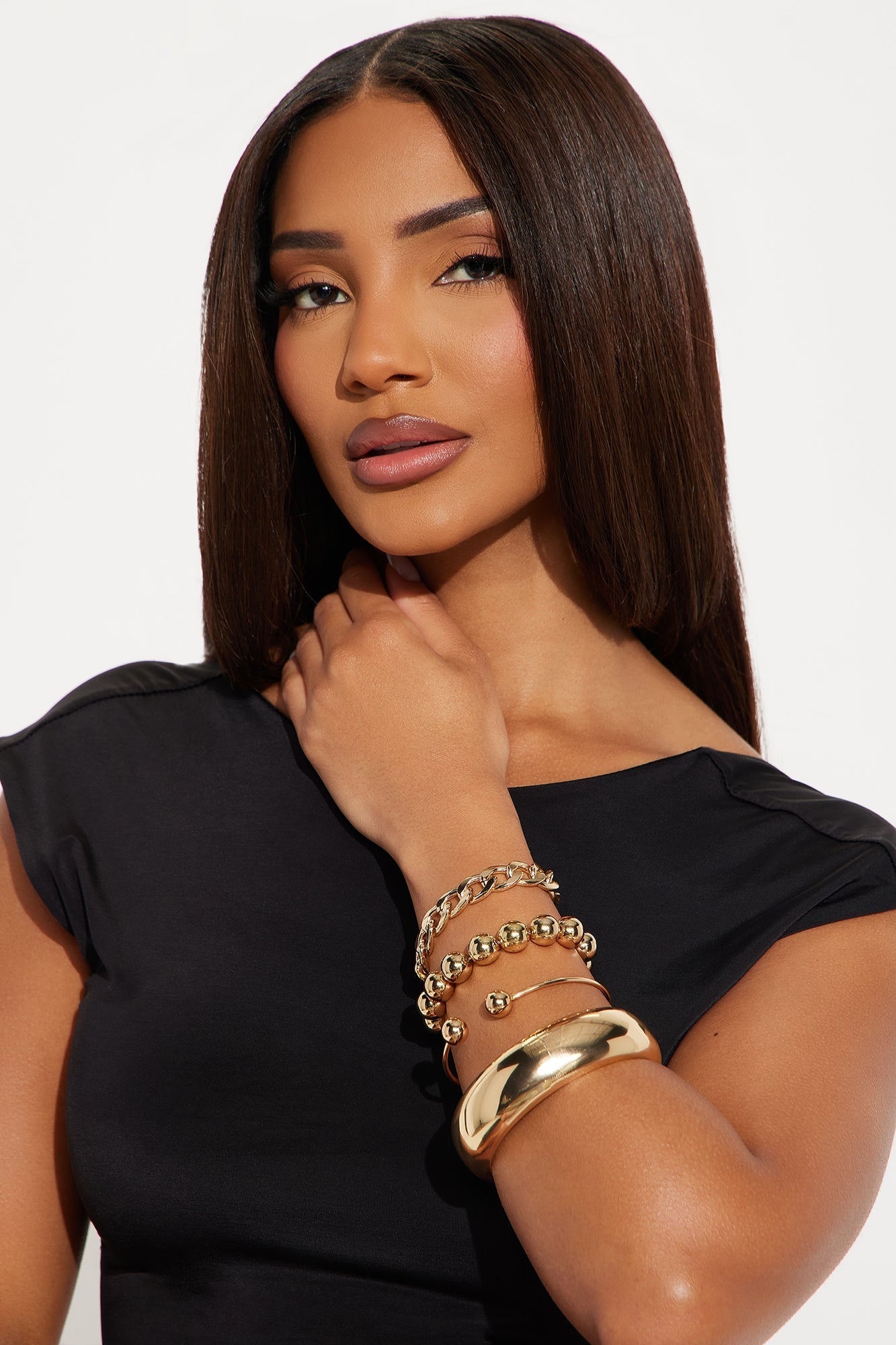 Constance 4 Piece Bracelet Set - Gold