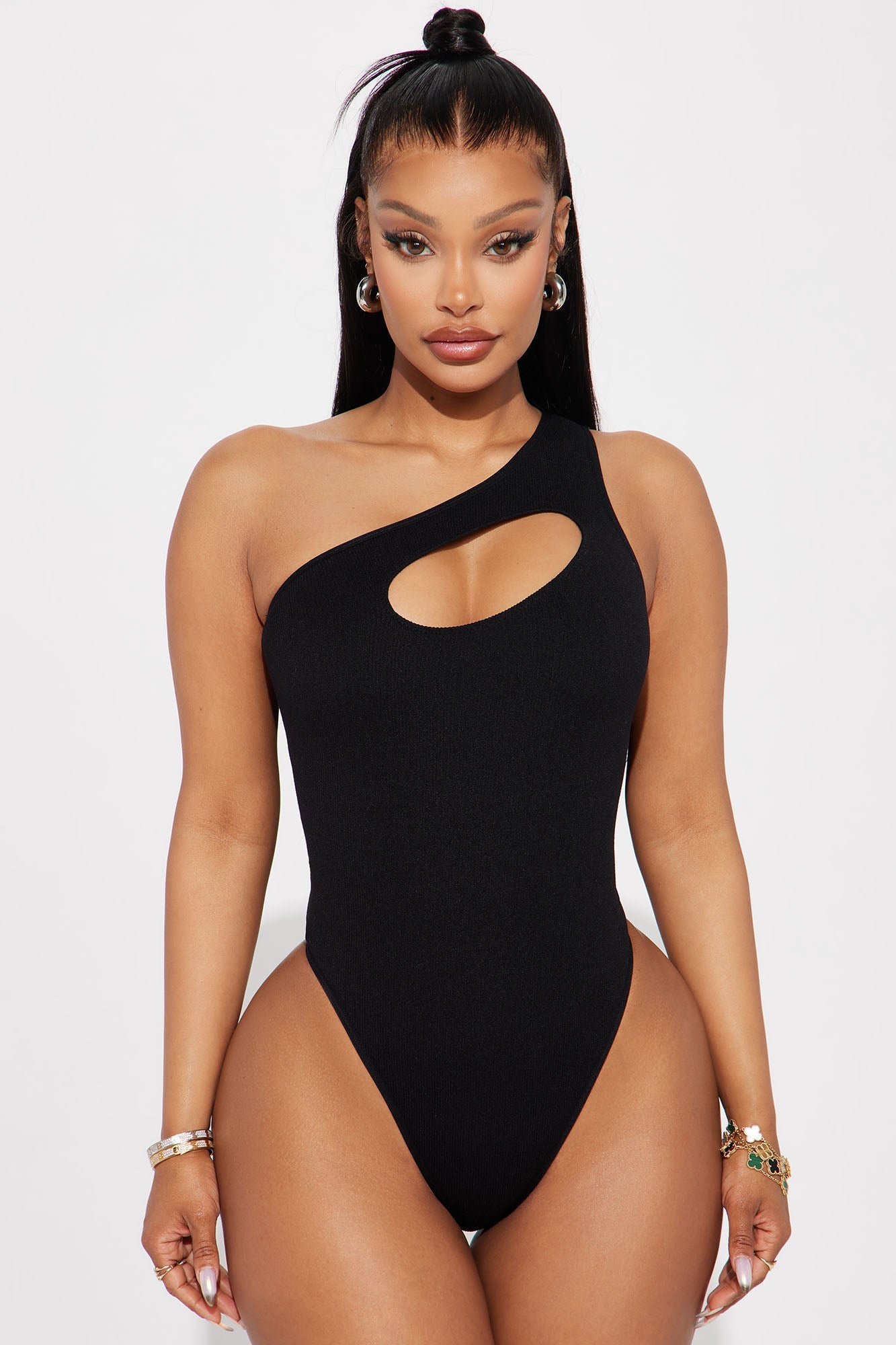 Got Your Attention Bodysuit - Black
