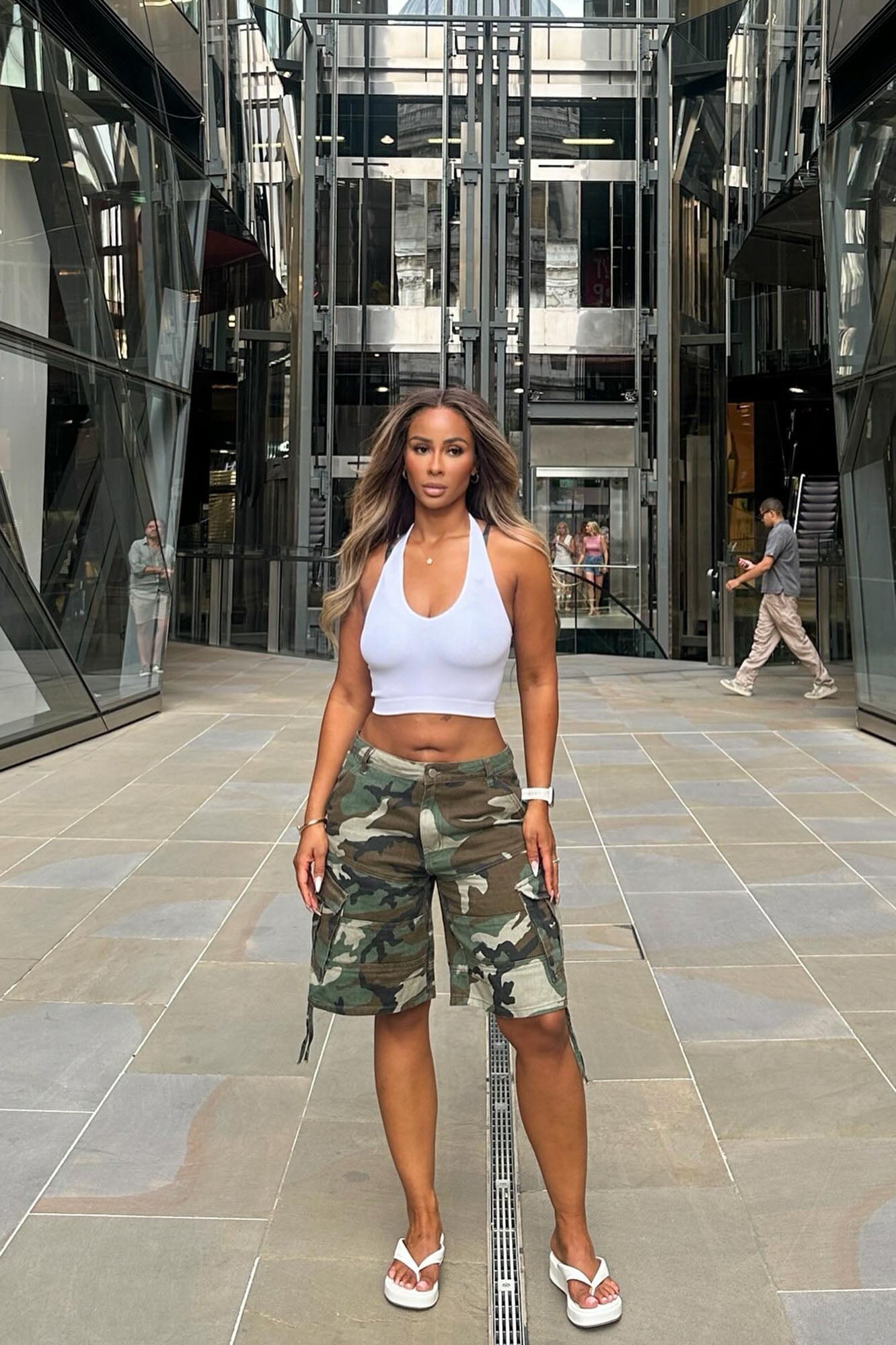 Pick Your Battles Camo Cargo Jorts - Camouflage